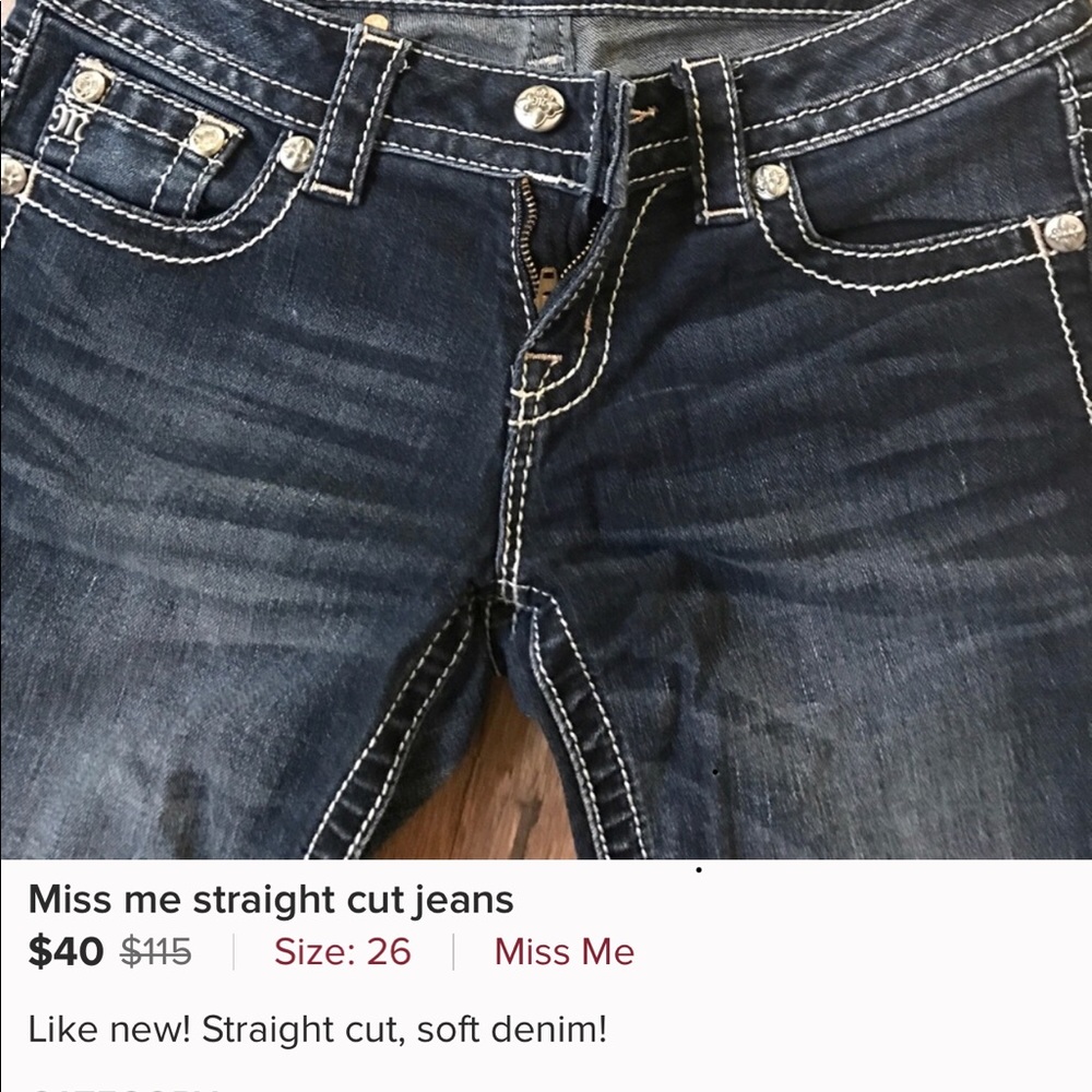 Miss me straight jeans